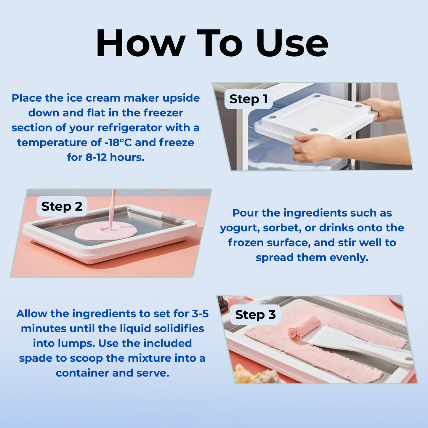 IceRoll™ - Rolled Ice Cream Maker