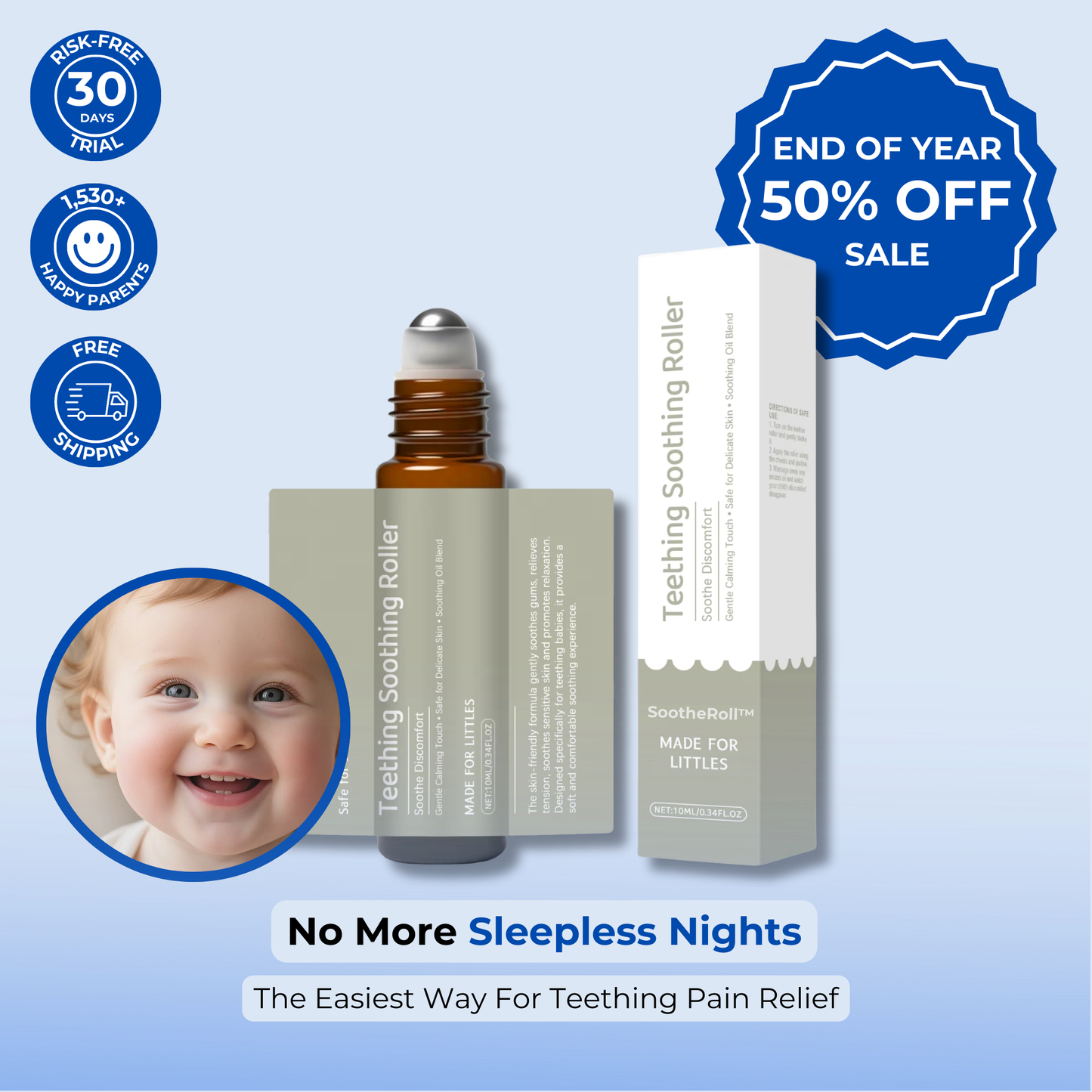 SootheRoll™ - Teething Soothing Roller