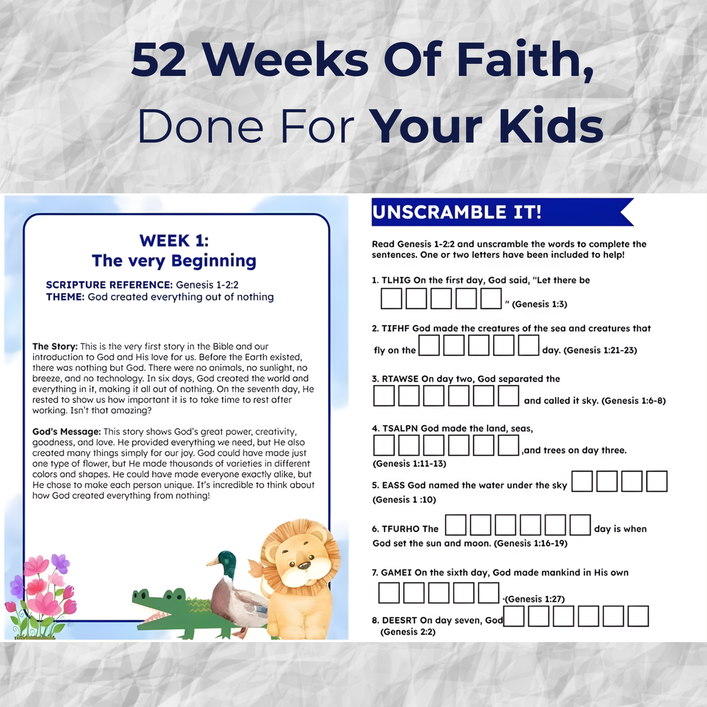 BeeFaithful™ Bible Study Workbook for Kids