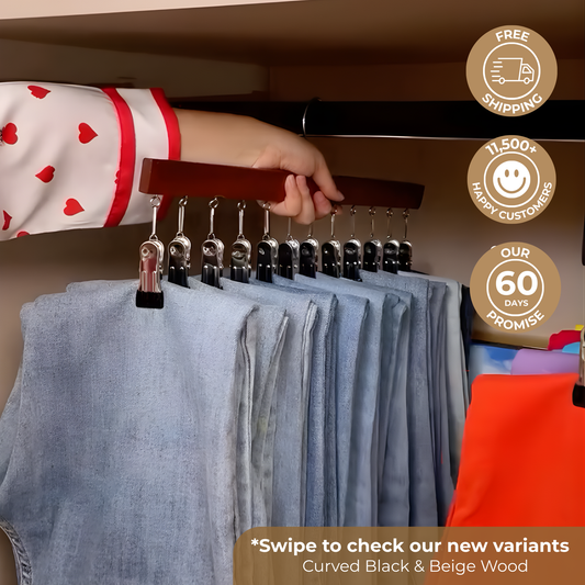 BeeHanged™ Closet Clip Hangers