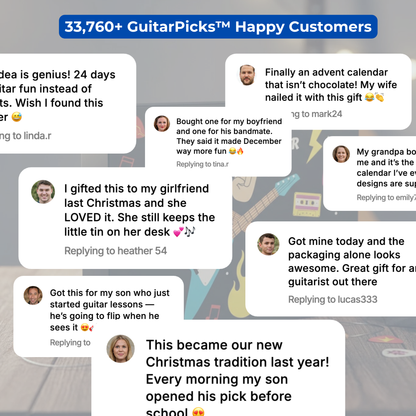 GuitarPicks™ -  Advent Calendar