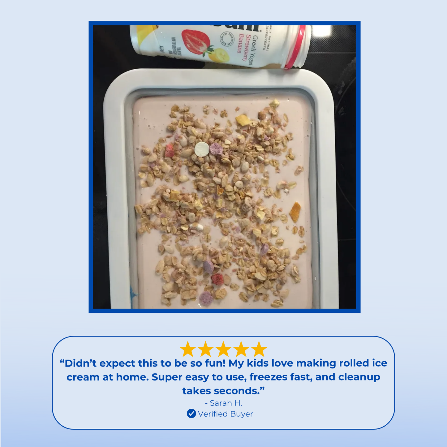 IceRoll™ - Rolled Ice Cream Maker