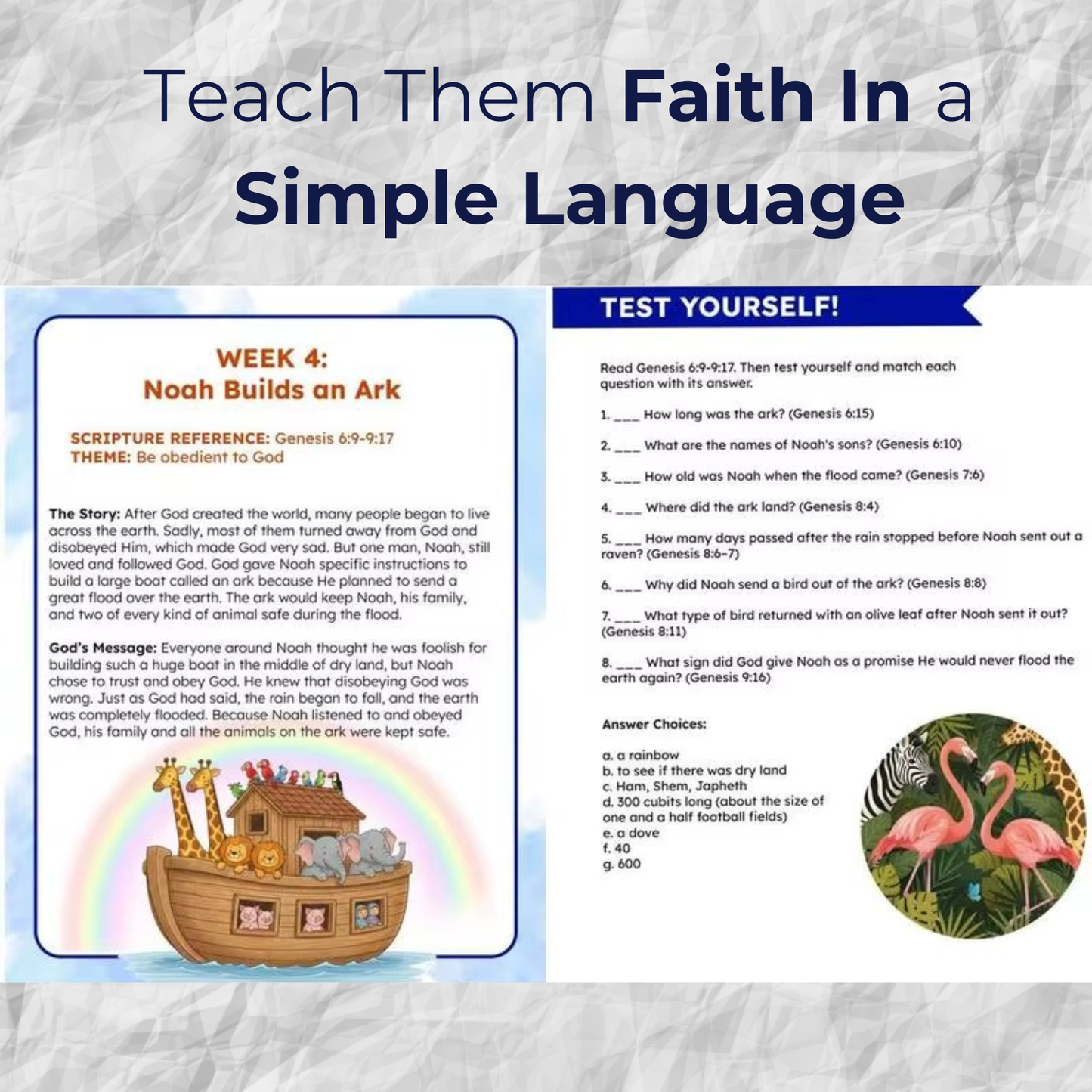 BeeFaithful™ Bible Study Workbook for Kids