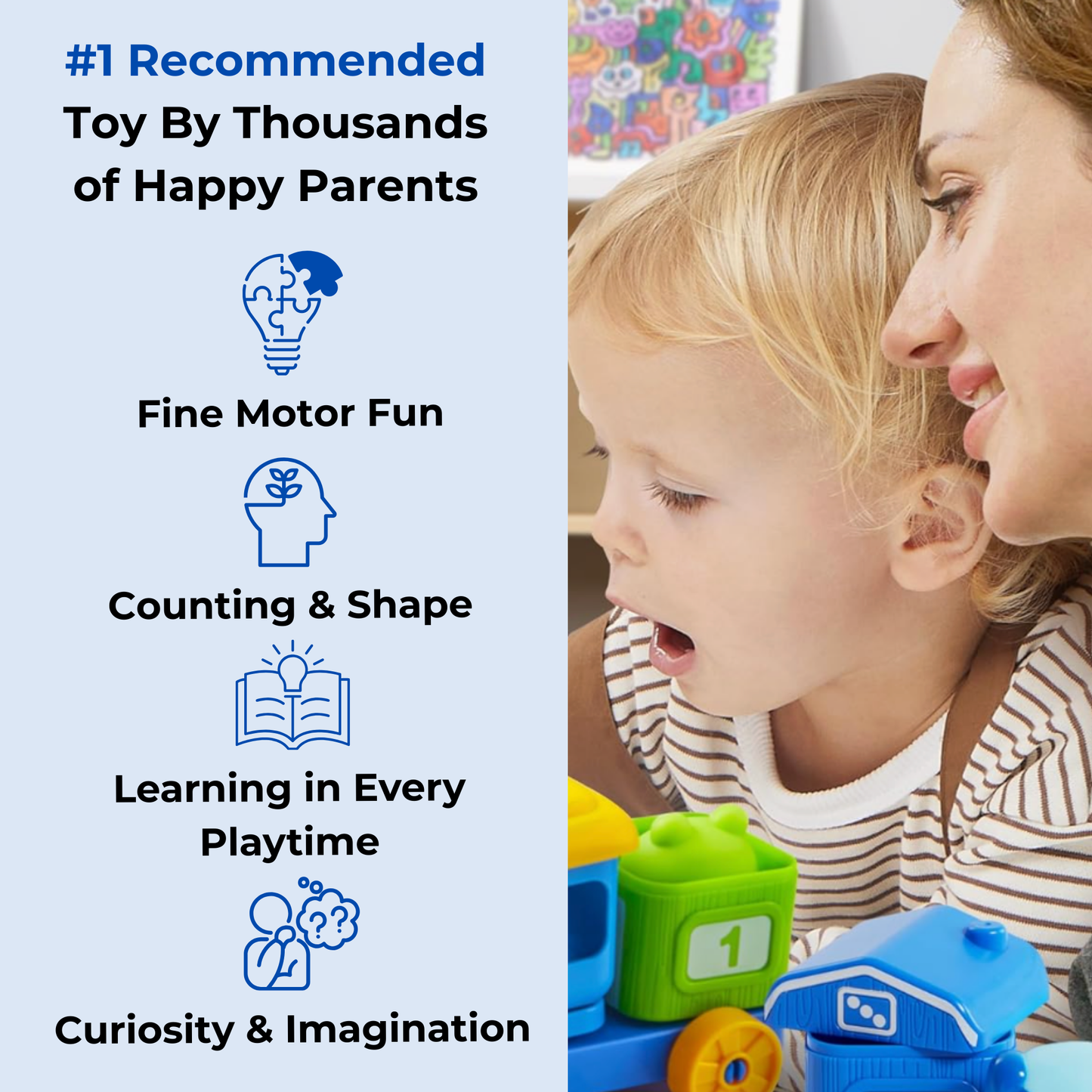 LittleFarm™ - Montessori Toy Train