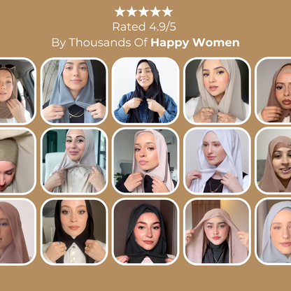 BeGam™ Instant Chiffon Hijab