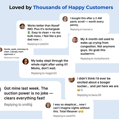 BreatheBoo™ - Baby Nasal Aspirator