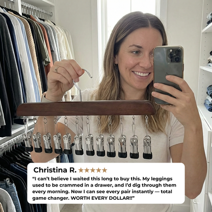 BeeHanged™ Closet Clip Hangers