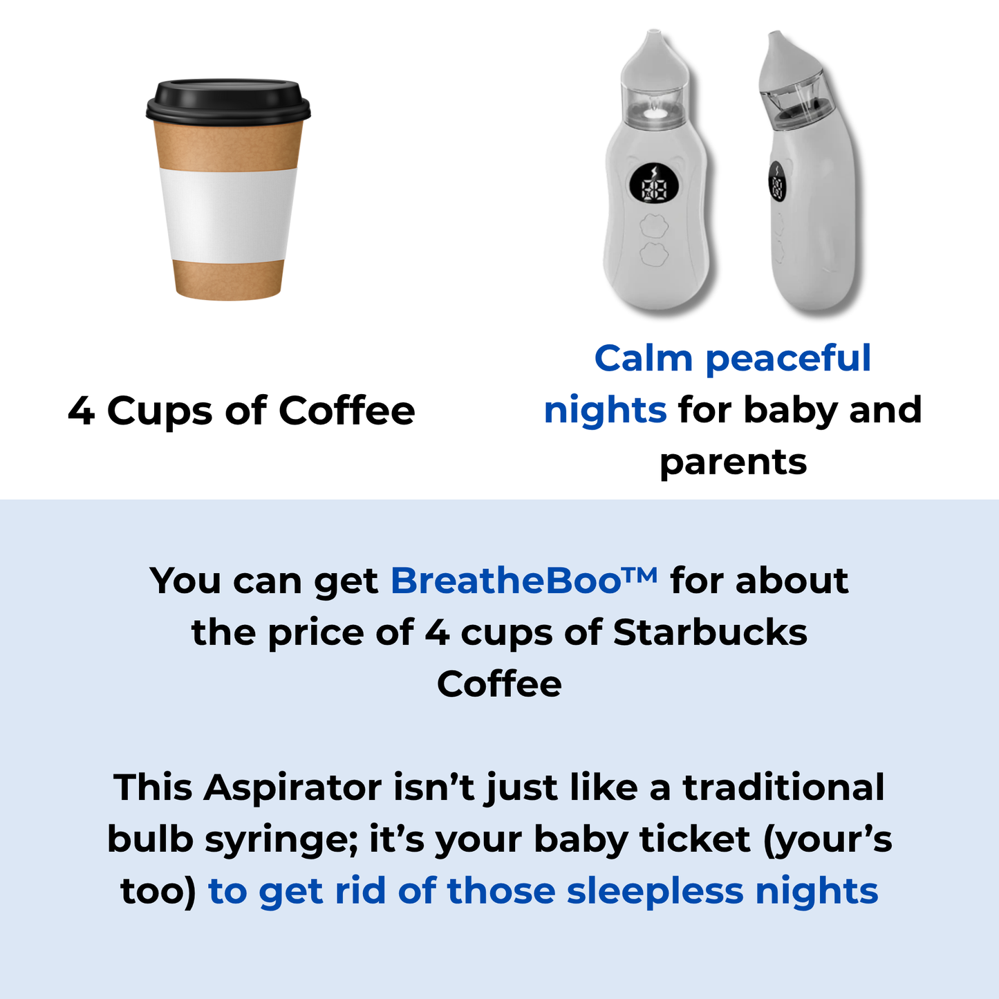 BreatheBoo™ - Baby Nasal Aspirator