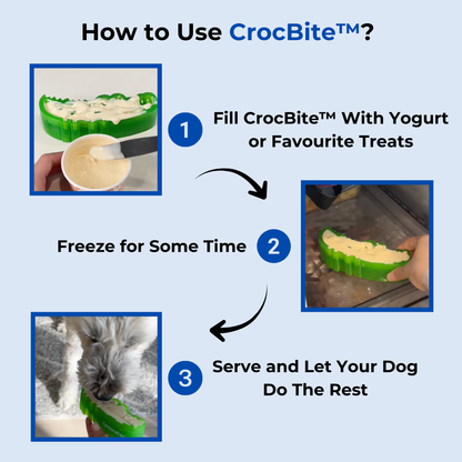CrocBite™ - Slow Feed Dog Toy
