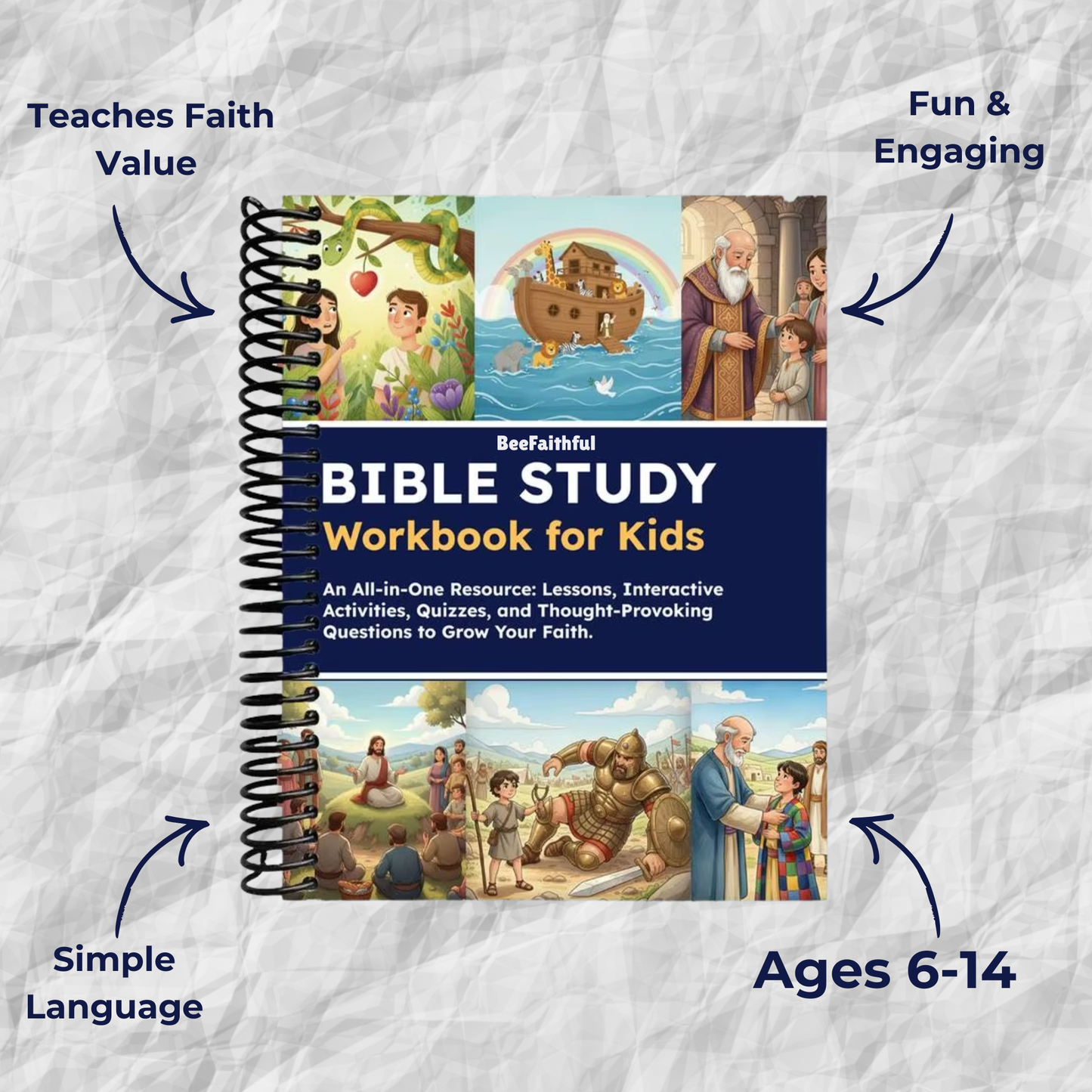 BeeFaithful™ Bible Study Workbook for Kids
