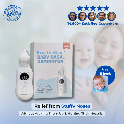 BreatheBoo™ - Baby Nasal Aspirator