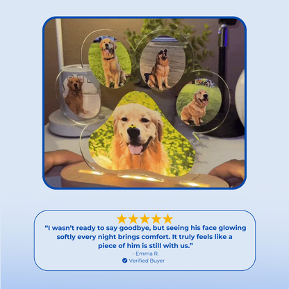 ForeverPaws™ - Personalized Pet Memorial Light