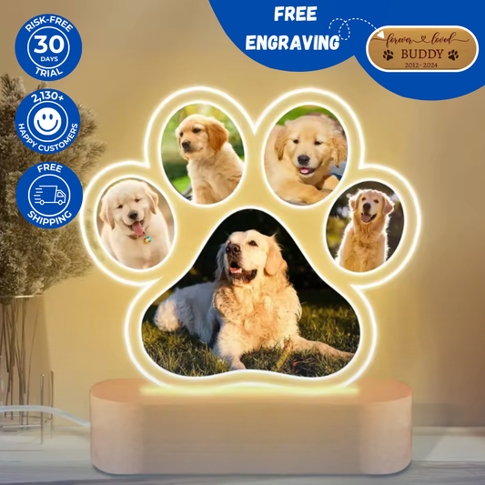ForeverPaws™ - Personalized Pet Memorial Light
