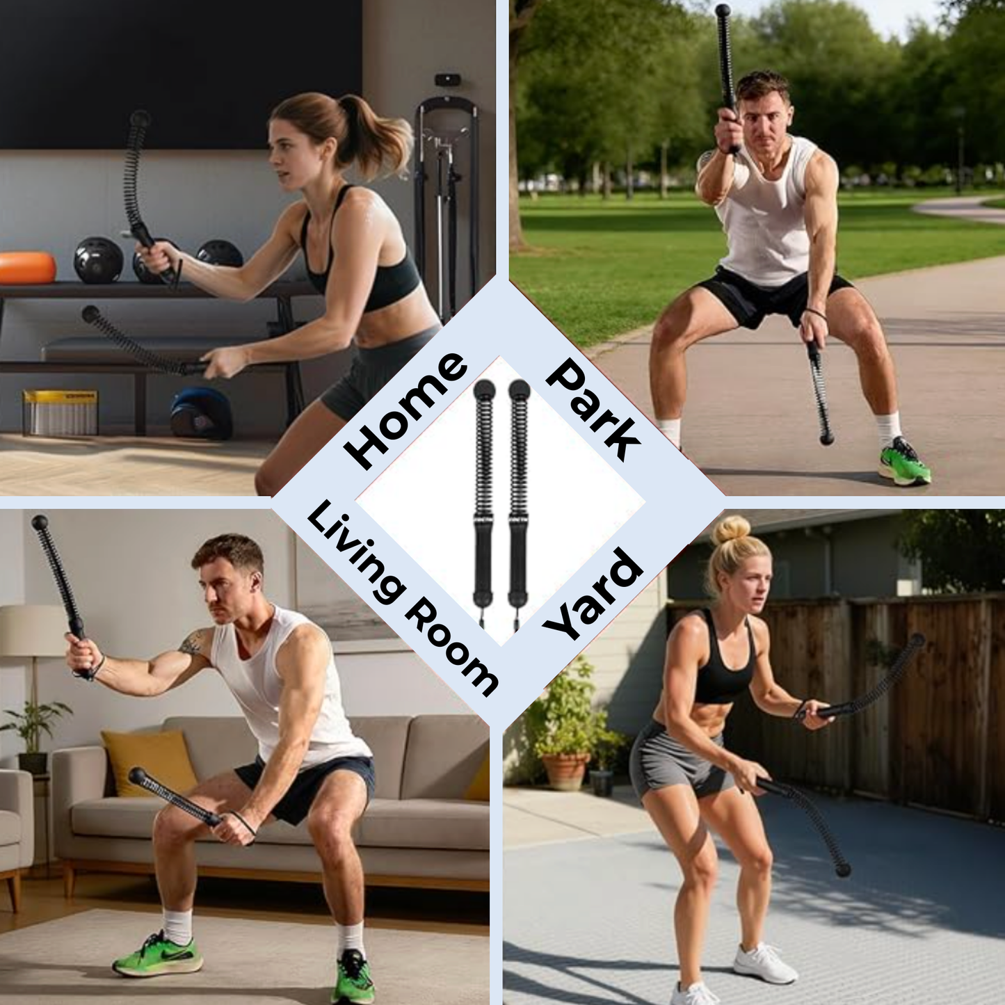 IronFlex™ Cordless Battle Ropes